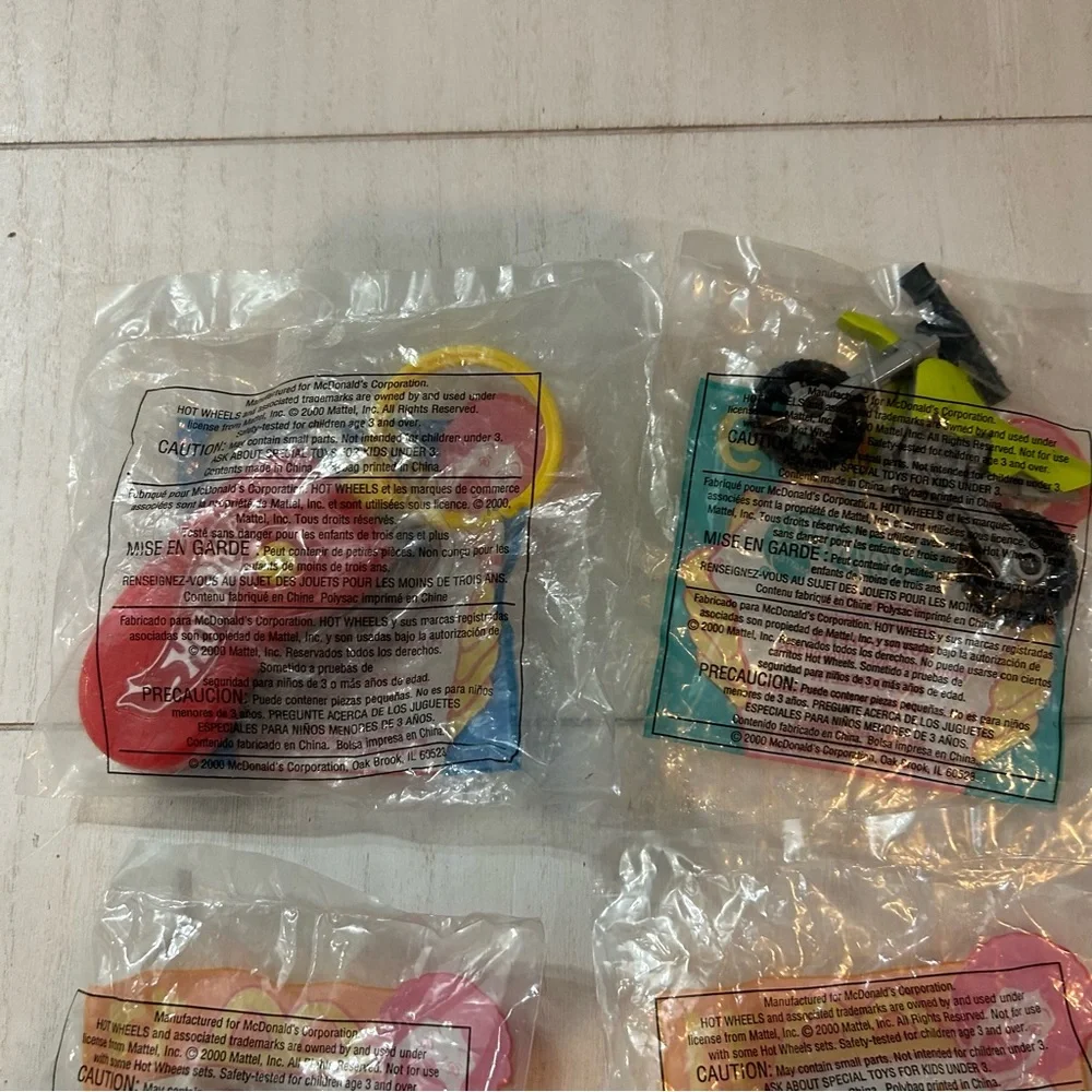 Vintage 2000 McDonalds Hot Wheels New‎ Unopened Set of 6